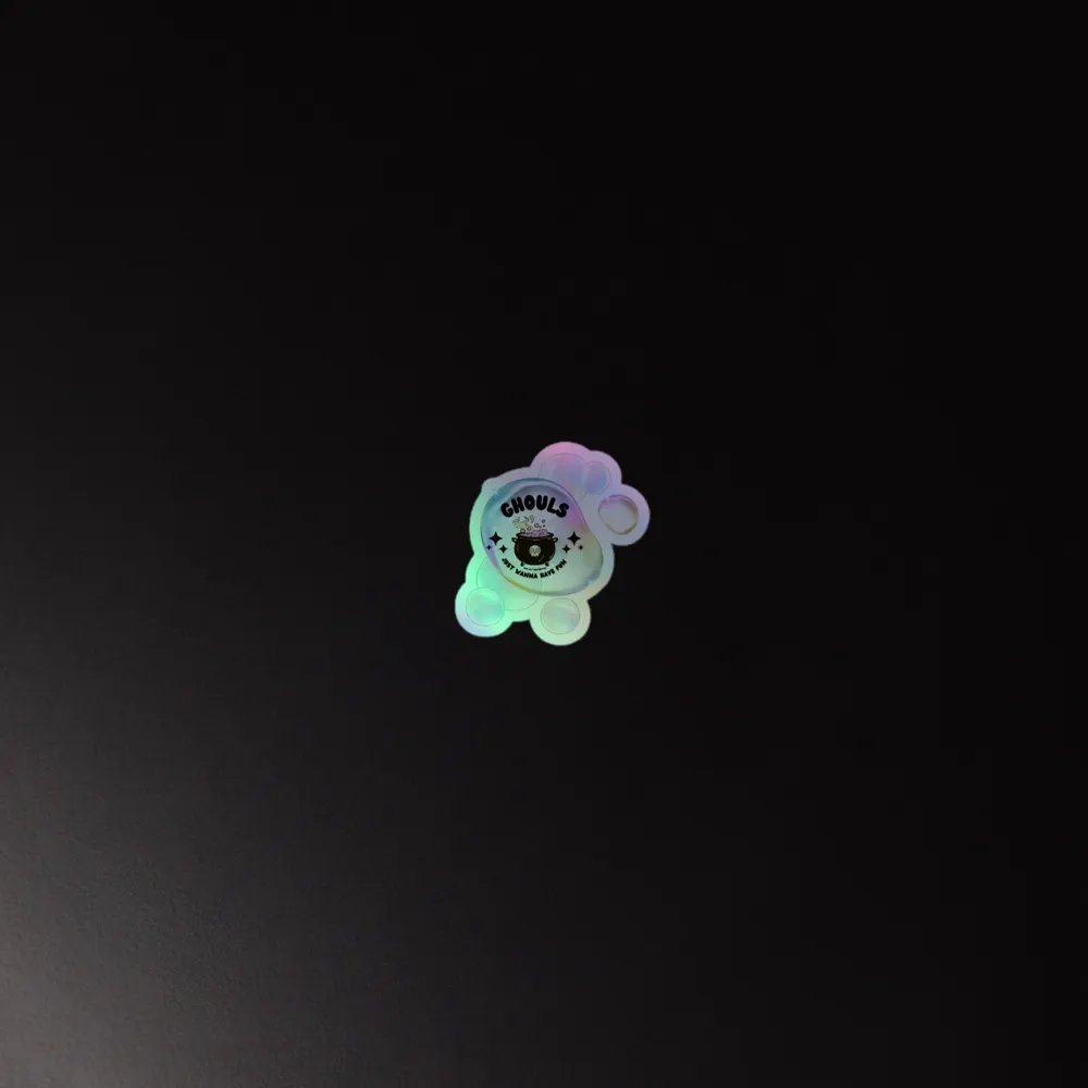 Ghouls Just Wanna Have Fun Holographic Sticker Sheet product image (1)