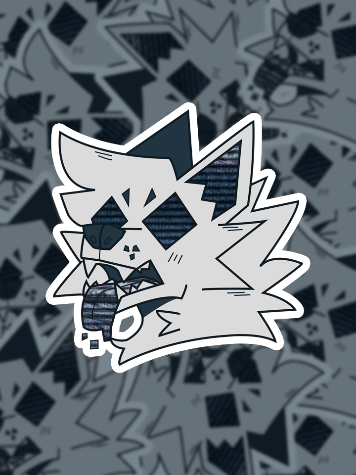 glitch.fox Sticker product image (1)