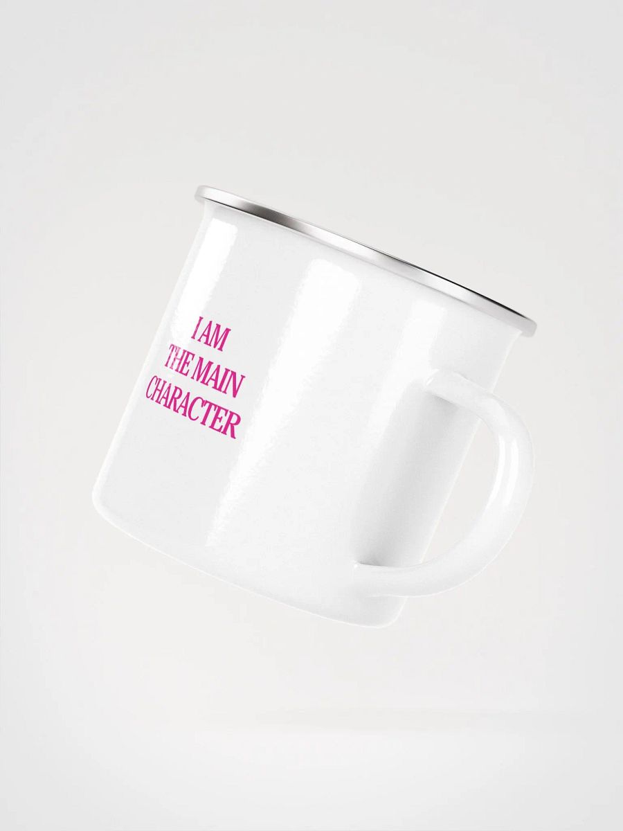 I AM THE MAIN CHARACTER Big Enamel Mug product image (3)