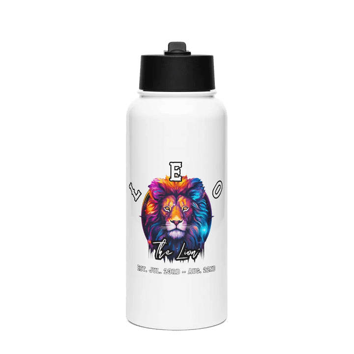 Leo - Zodiac Sports Stainless Steel Water Bottle product image (1)
