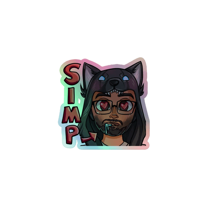 Simp Emote Sticker product image (1)