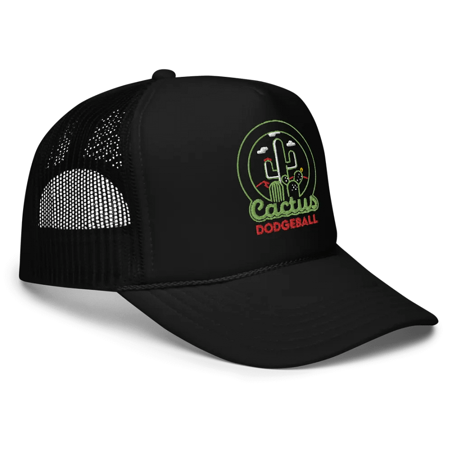 Cactus Dodgeball Foam Trucker Hat product image (9)