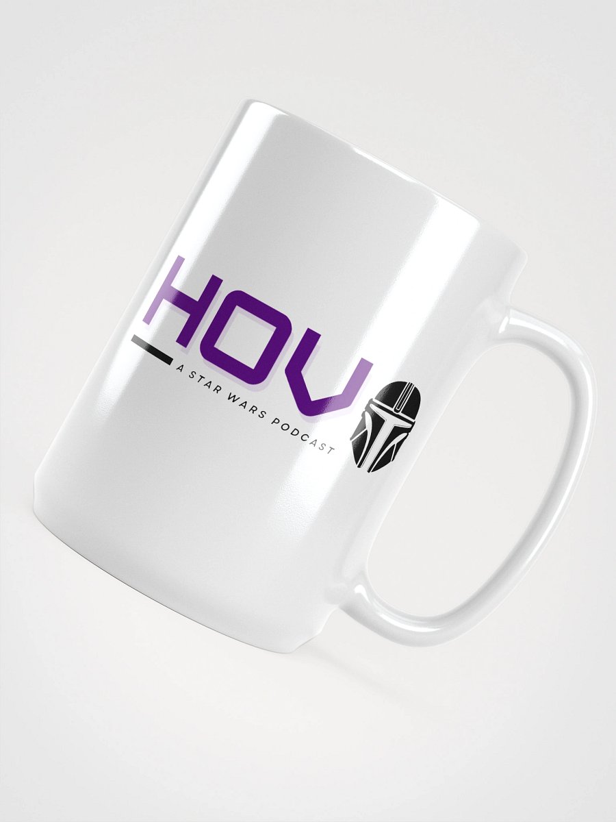 Mandalorian Helmet White Glossy Mug product image (4)