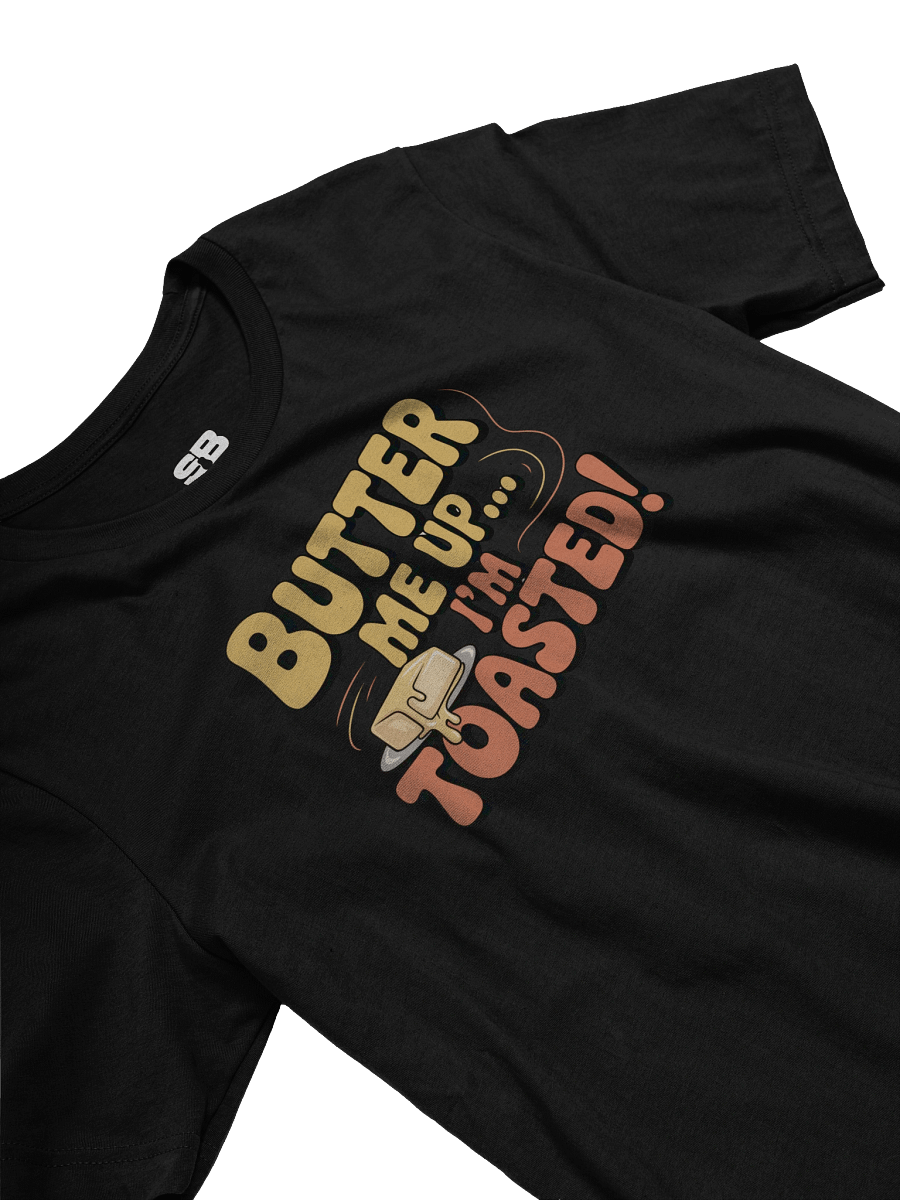 Whimsical Butter Me Up Illustration T-Shirt product image (6)
