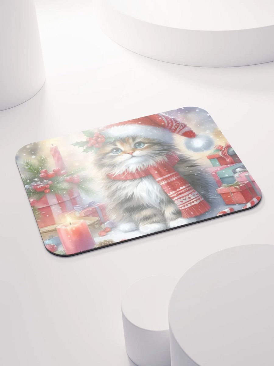 Festive Feline Wonderland Mouse Pad product image (5)