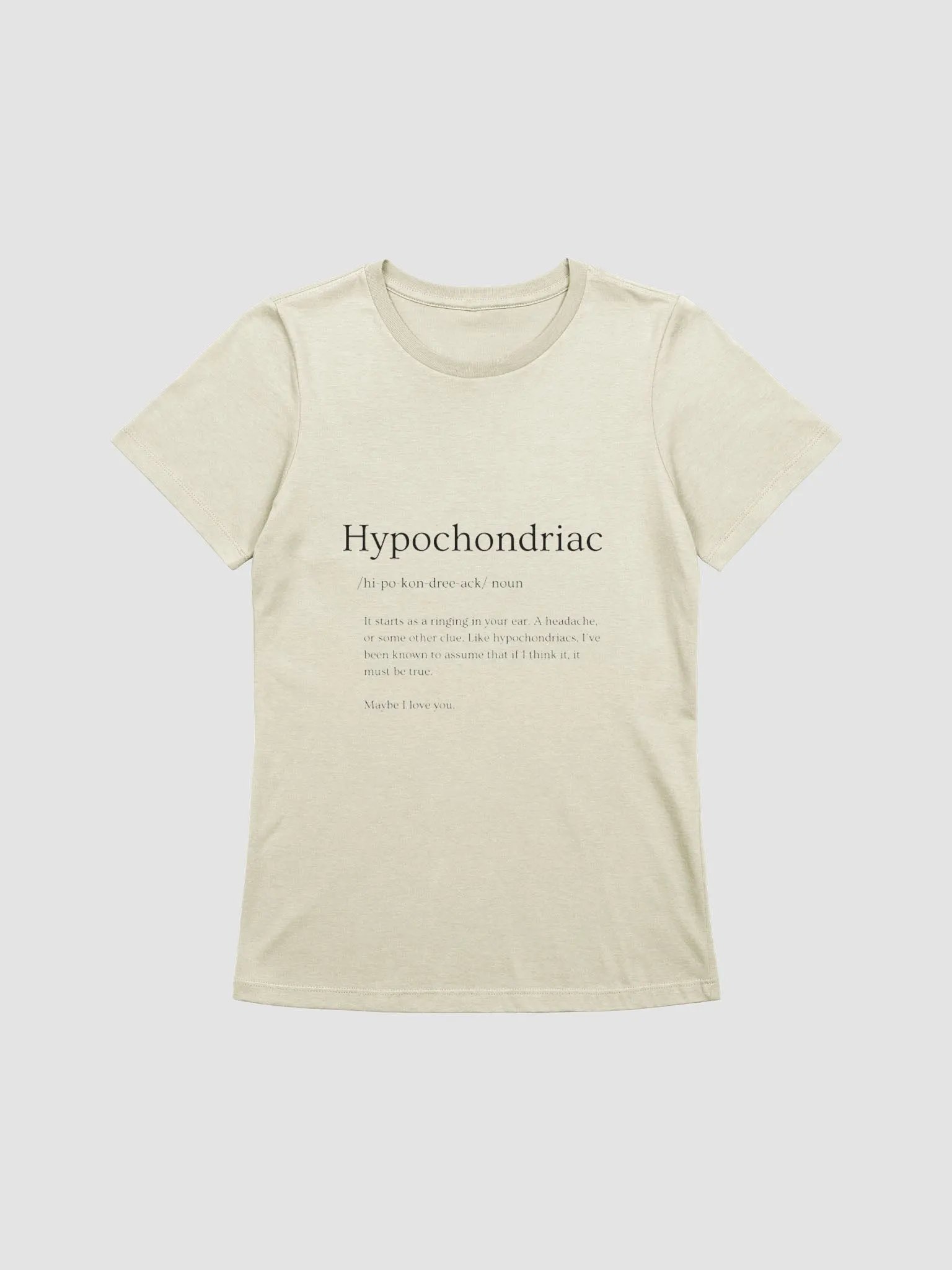 Hypochondriac - Dark Text Women's product image (5)