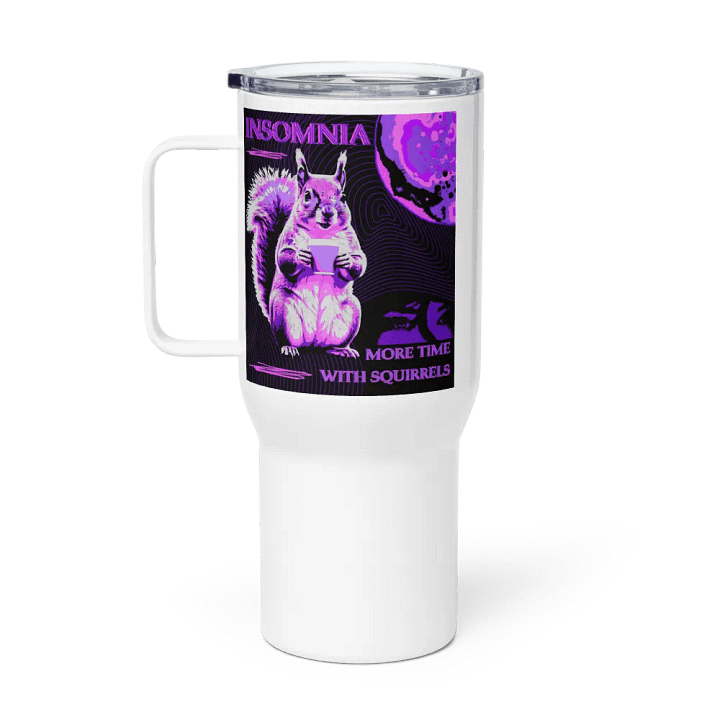insomnia, more time with squirrels, Stainless Steel Travel Buddy product image (1)