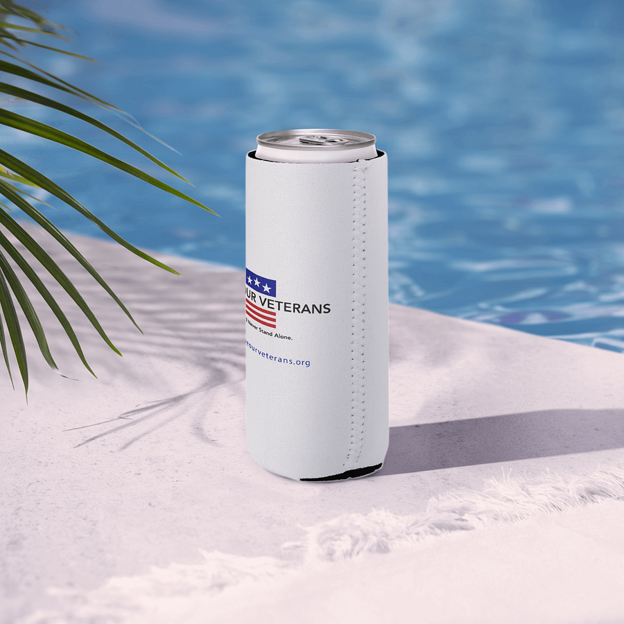 Patriotic Can Cooler - Support Our Veterans! product image (15)