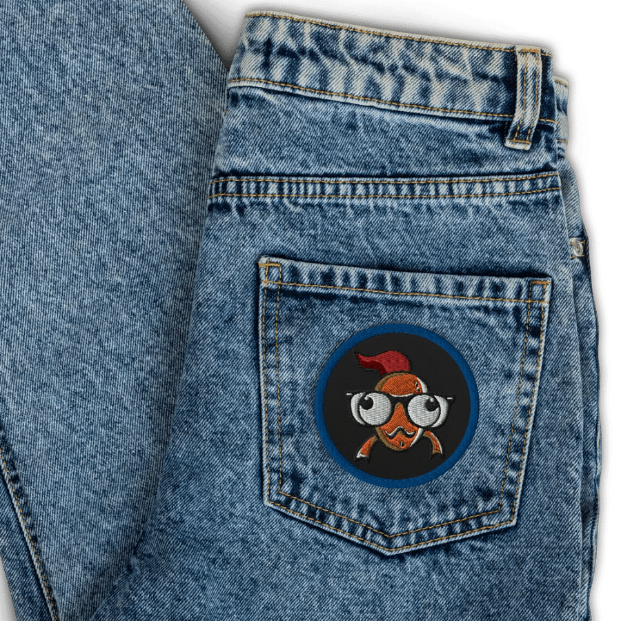 FEESH Logo Circle Patch [blue border] product image (3)