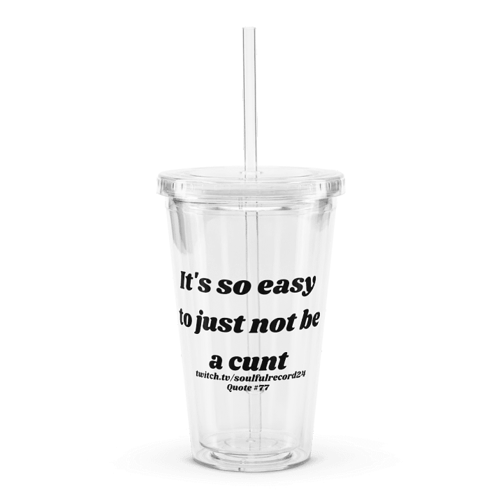 Clear Vision Double Wall Tumbler product image (1)