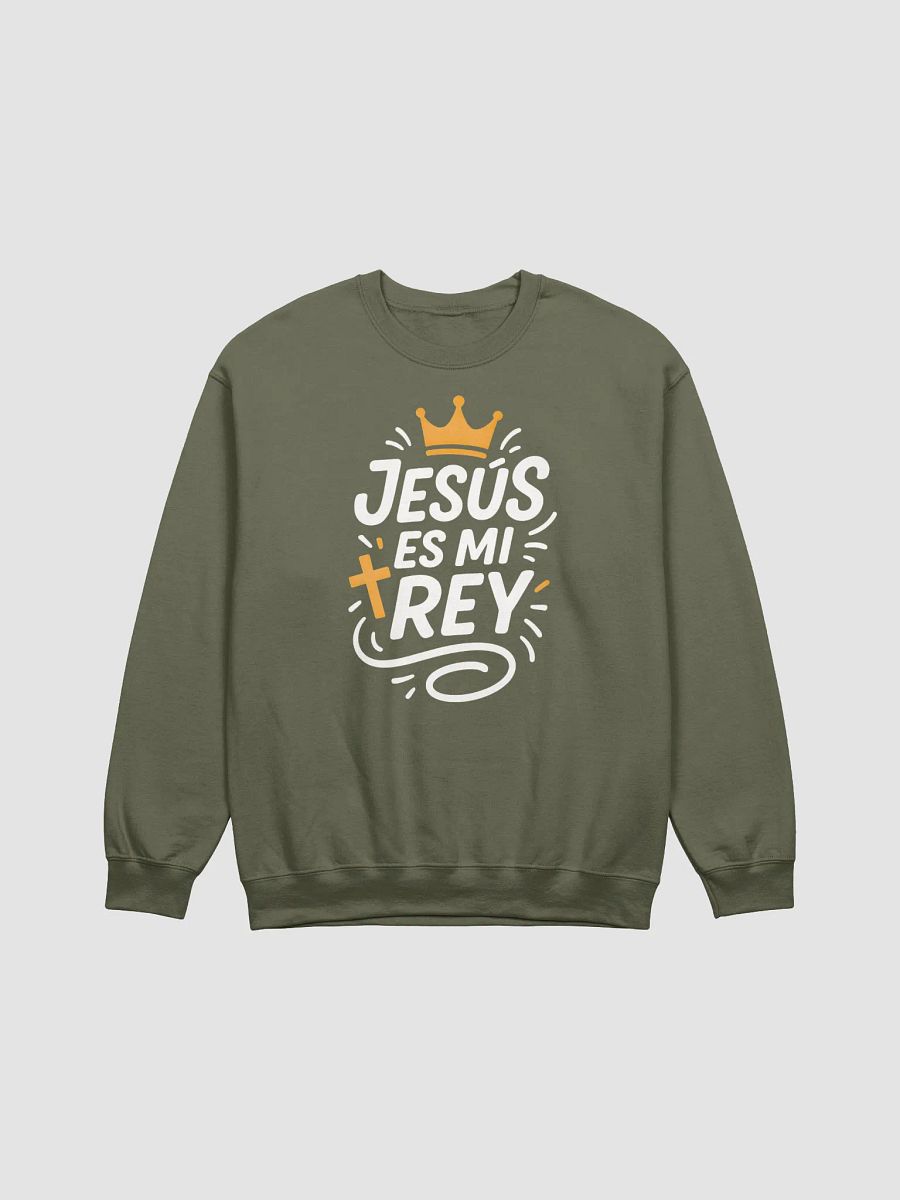 Sudadera Unisex Cuello Redondo | Jesús es mi Rey product image (5)