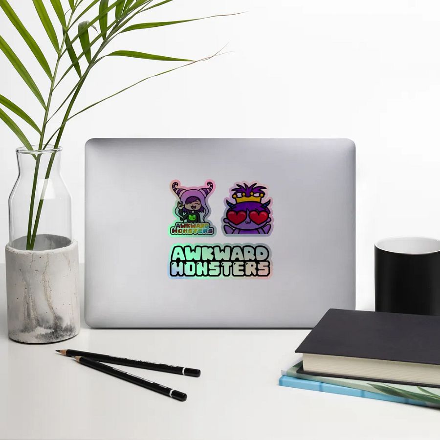 AwkwardMonsters Holo Stickers product image (10)
