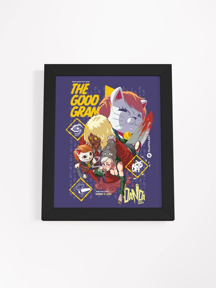 The Good Gran Chuckie and Granny-A-Seiko Skins - Framed Poster product image (2)