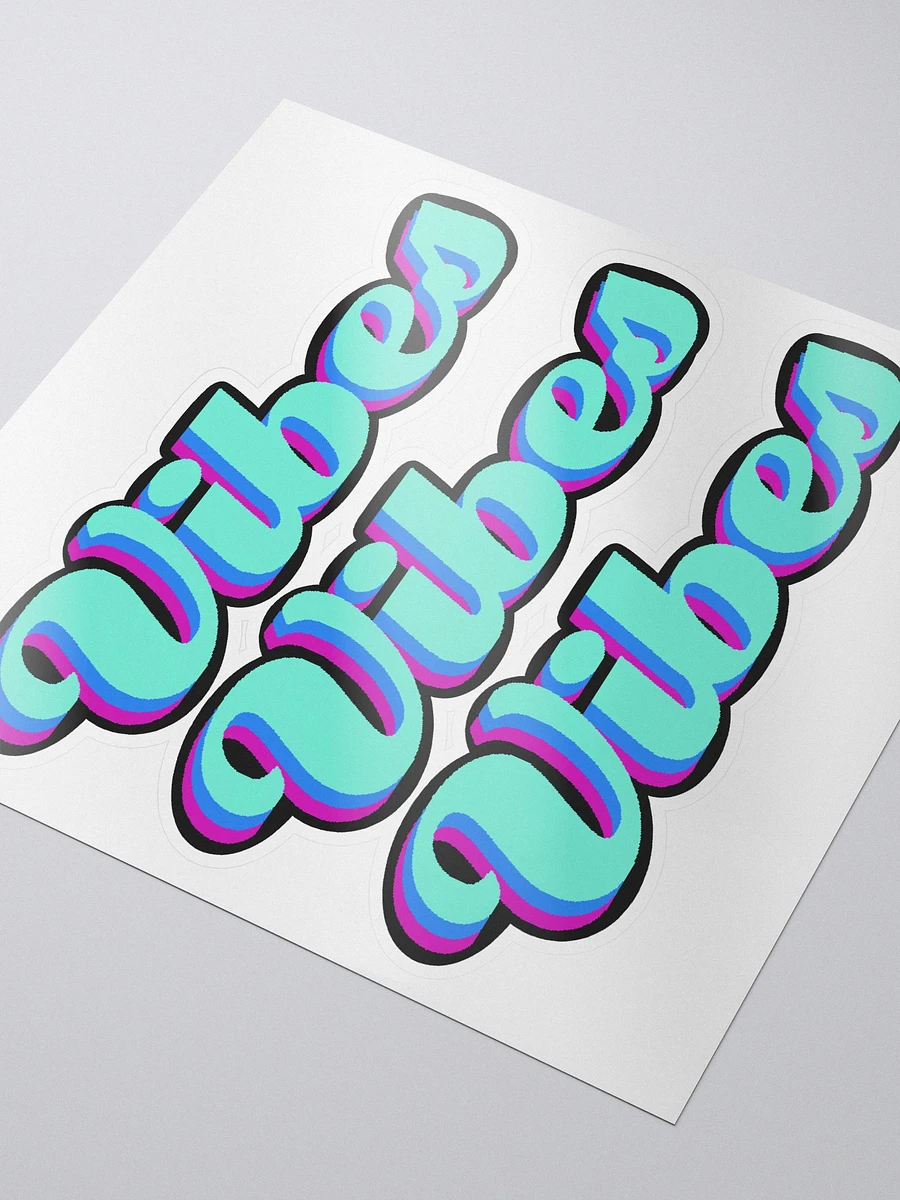 Vibes Vibes Vibes Kiss-Cut Sticker product image (3)