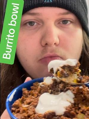 Maybe the child would bounce back to life if it ate this burrito bowl #cooking #food 