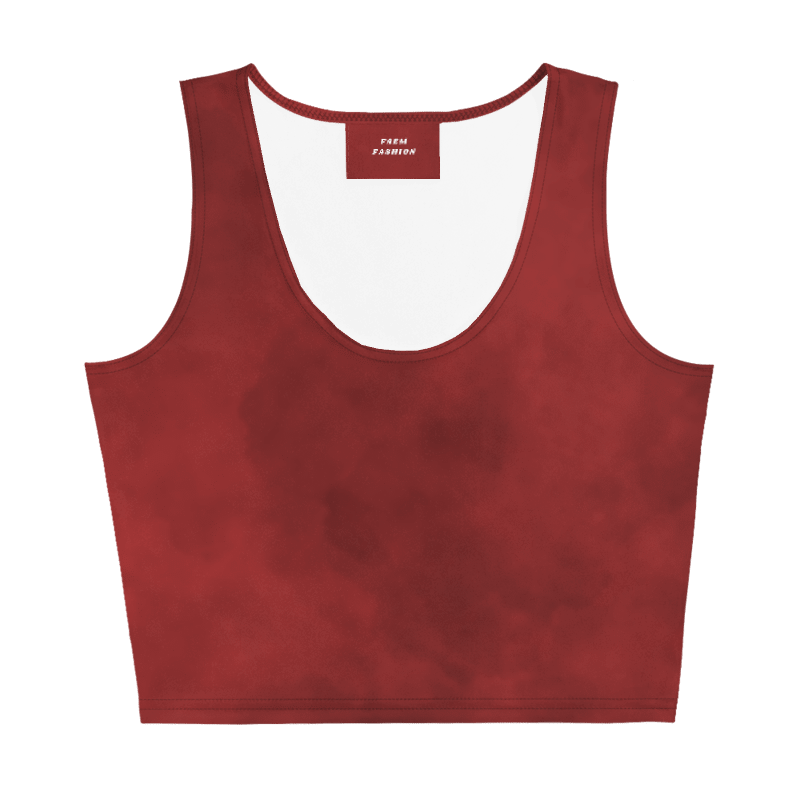 Crimson Cloud All-Over Crop Top product image (3)