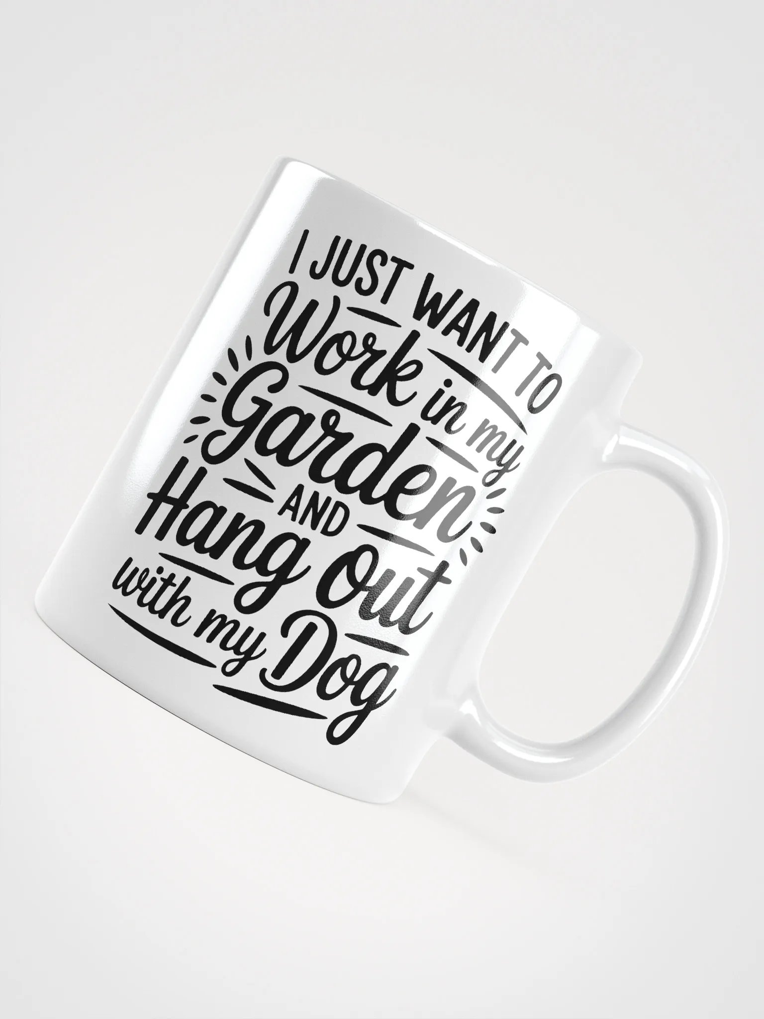 Work In the Garden Hang With the Dog Mug product image (10)