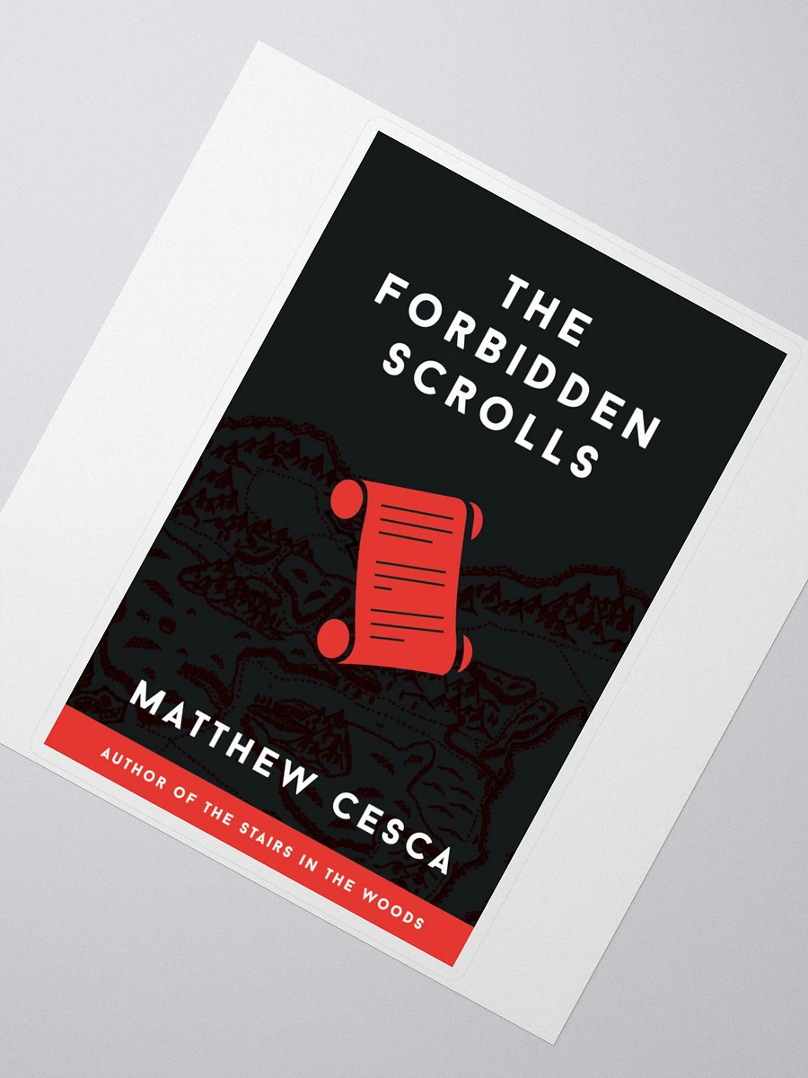 The Forbidden Scrolls Book Cover Sticker product image (2)