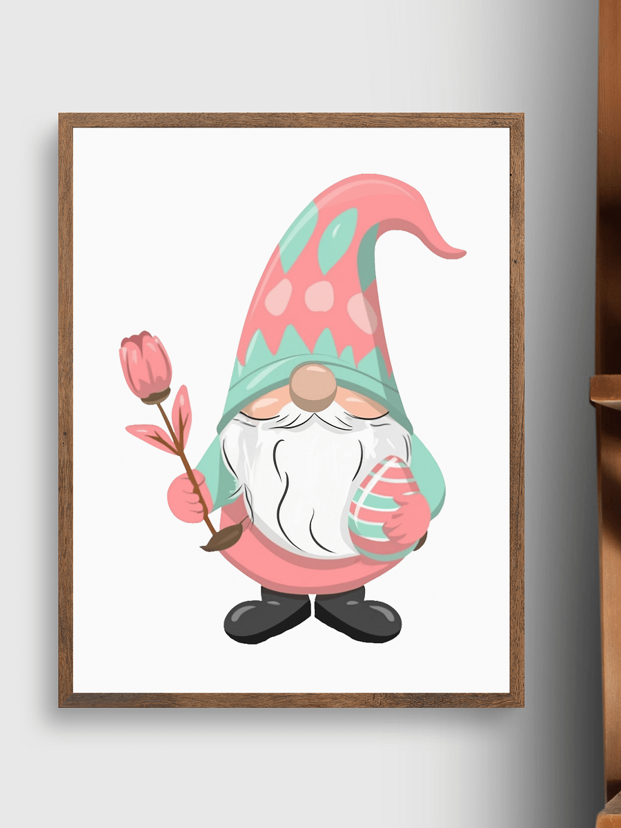 45 Pink Easter Gnome Clipart Bundle (+Extra) product image (5)