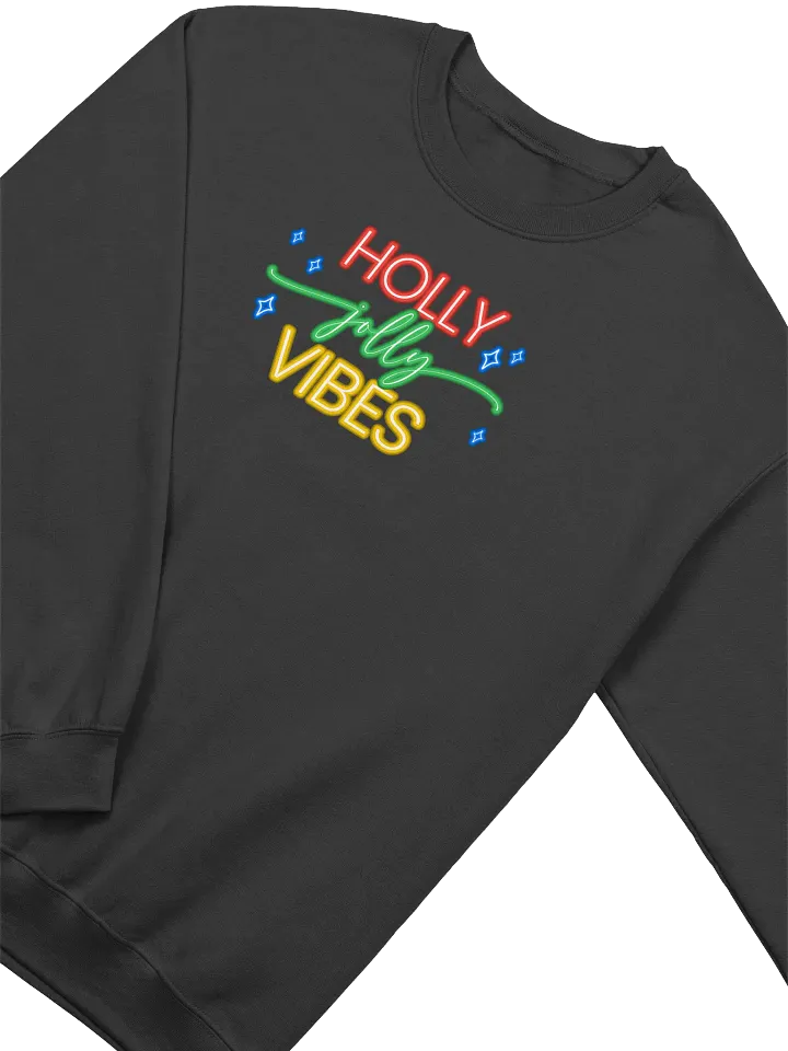 Neon Holly Jolly Vibes Sweatshirt 3541 product image (2)