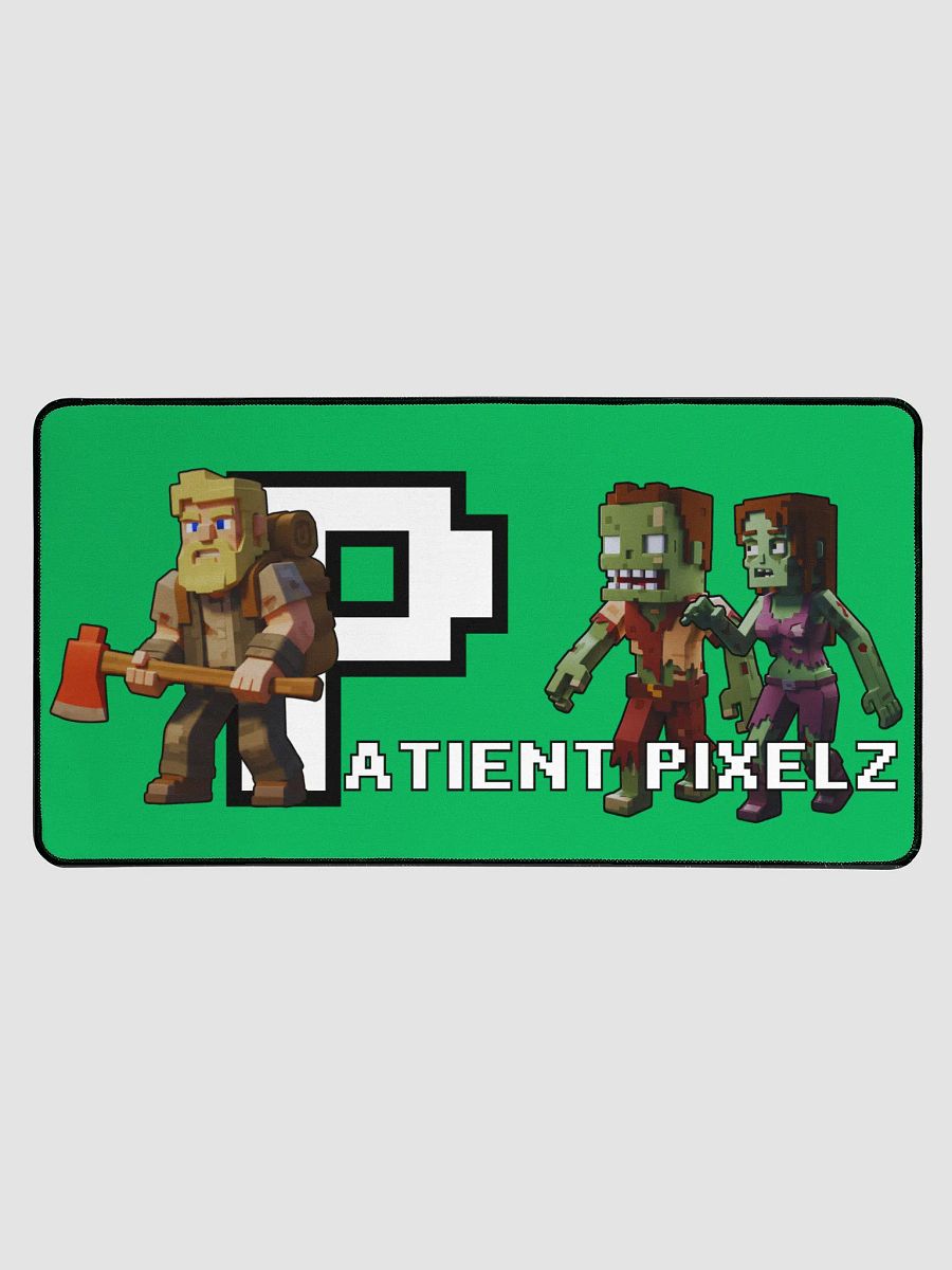 Patient PixelZ P Logo Desk Mat (Green) product image (1)