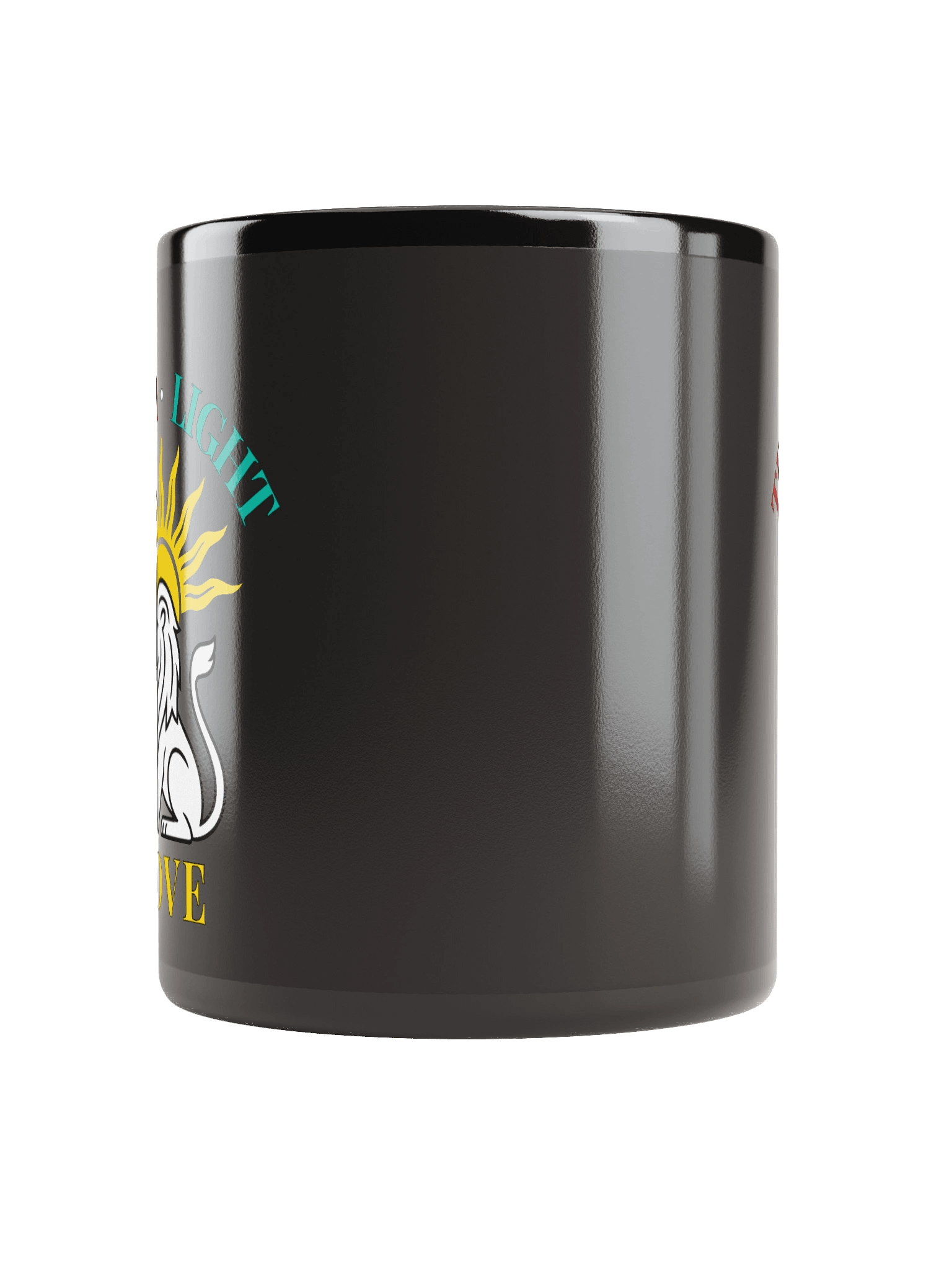 Lion Truth Light Love Black Mug - TLLC product image (10)