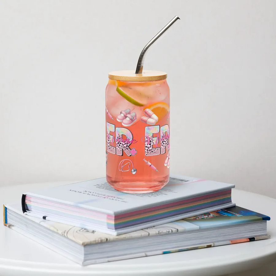 Libby Glass Can-Shaped Glass Mug ER Nurse product image (7)