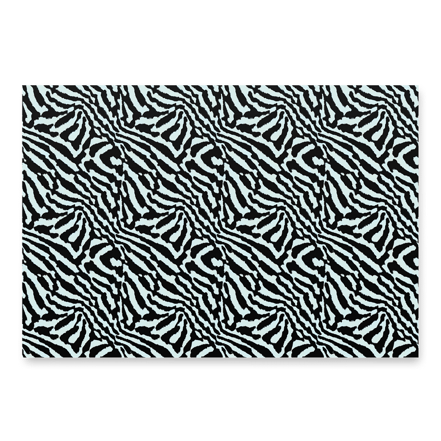 Blue Zebra Paper Sheets product image (1)