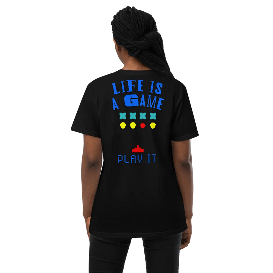 Life is a game - pocket T product image (25)