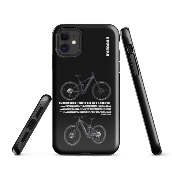 Black Cube Stereo Hybrid 140 HPC Race 750 iPhone Case product image (1)
