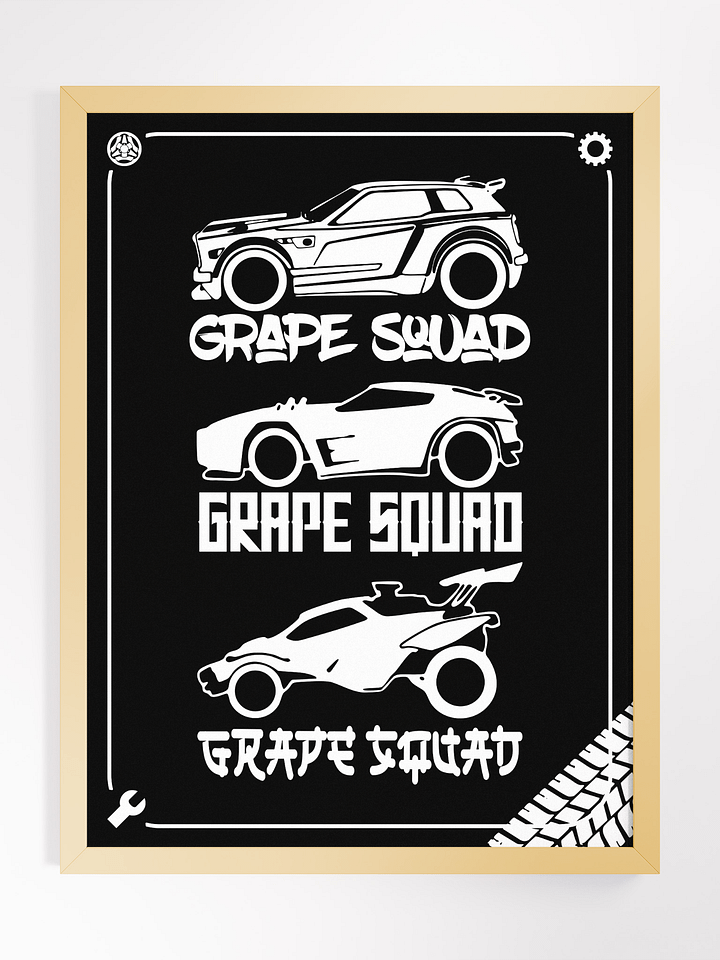 The Grape Garage Framed Blackout Poster product image (9)