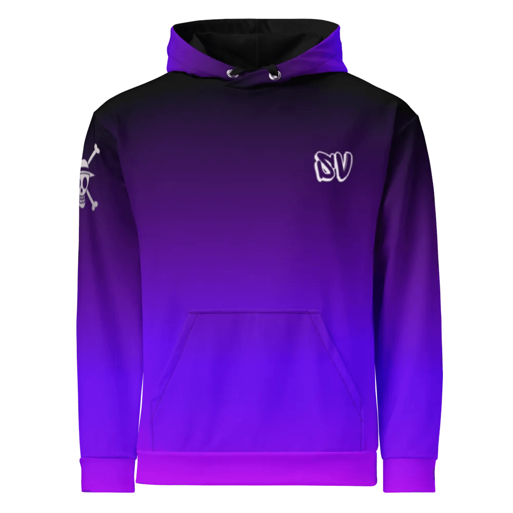 STRAIGHT VIBIN NEON COLOR FADE STYLE LUFFY HOODIE product image (10)