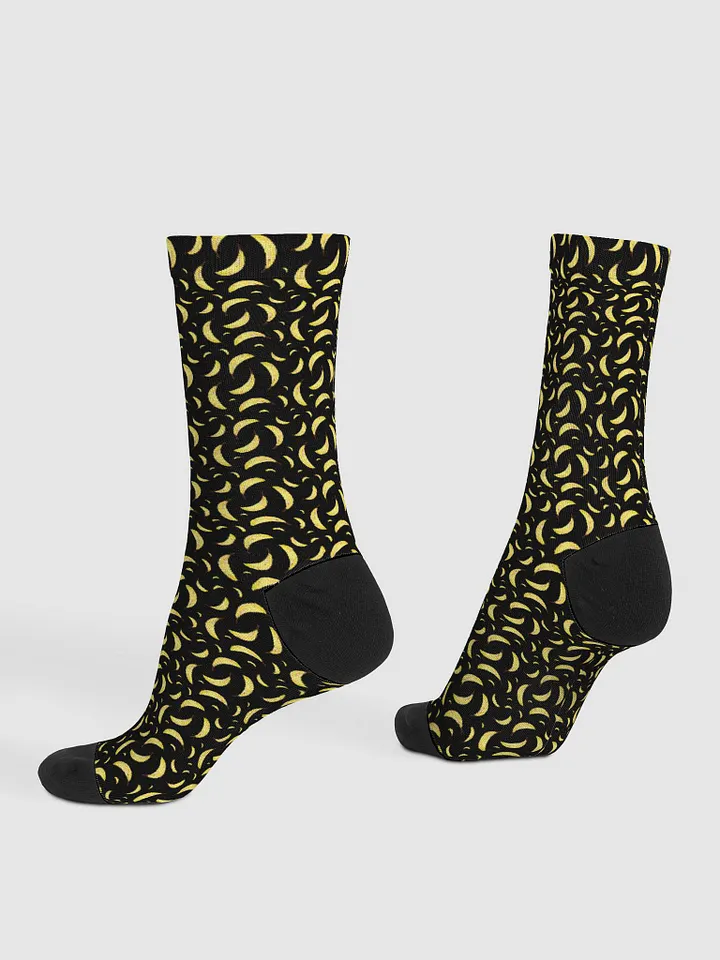 Black Banana pattern eco socks product image (2)