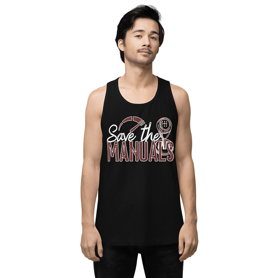 Save The Manuals Men's Tank Top product image (3)