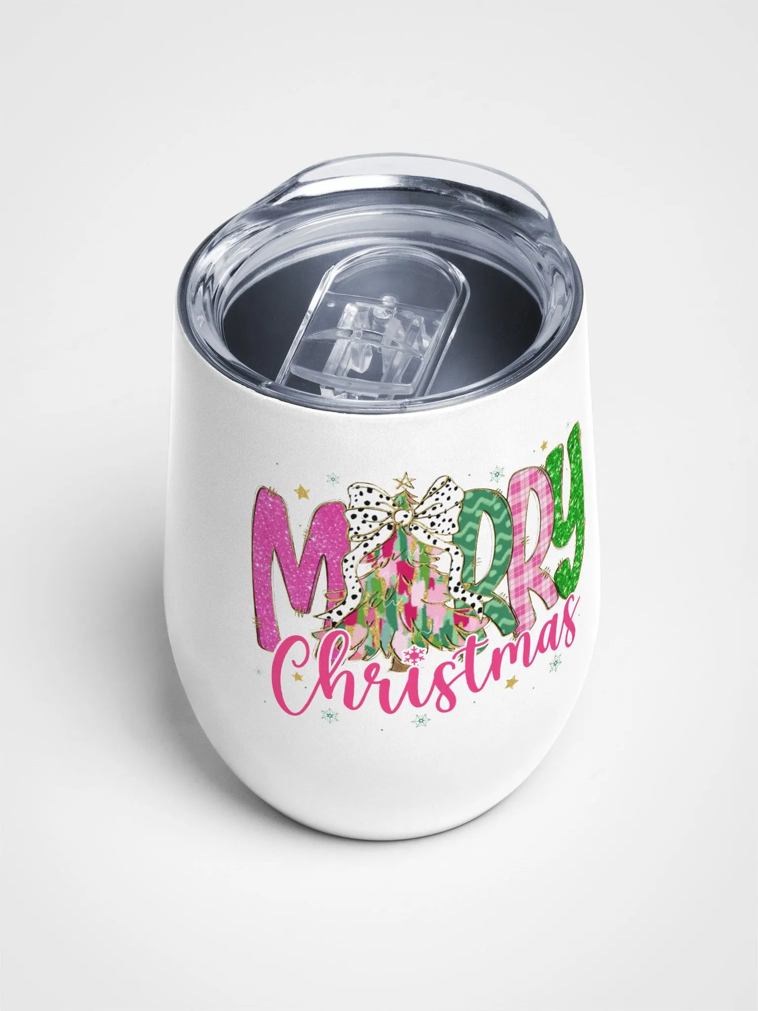 Merry Christmas Wine Tumbler product image (4)