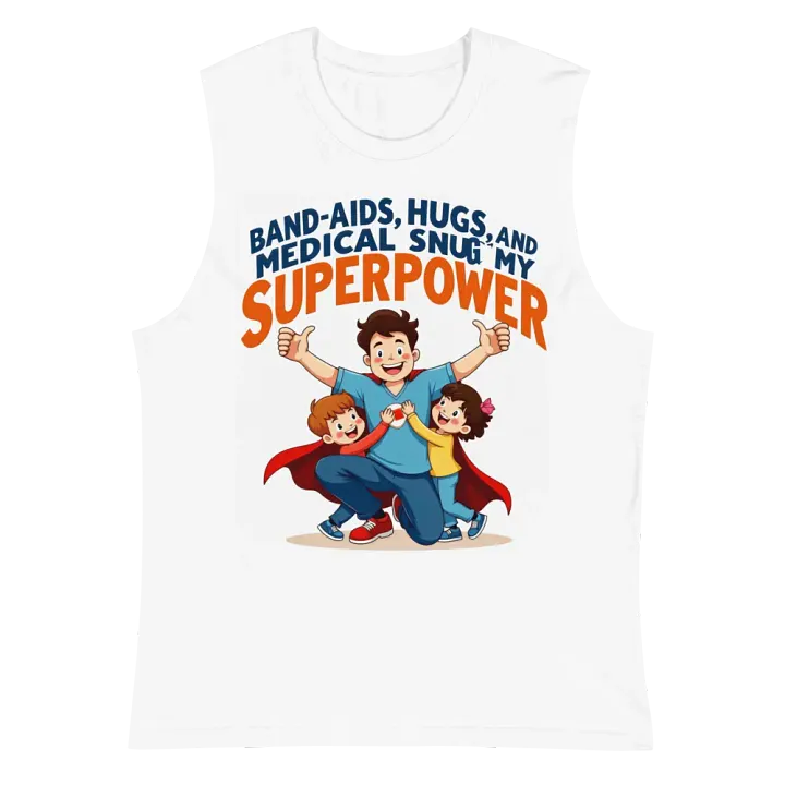 Superhero Hugs Muscle Tank product image (2)