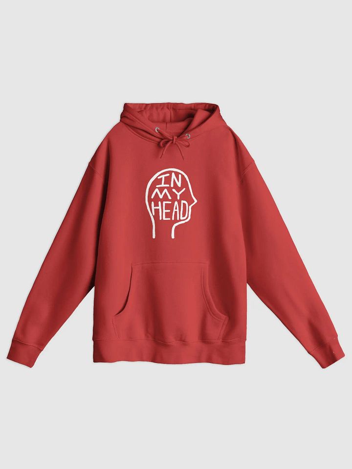 In My Head (white design) printed premium pullover hoodie product image (5)