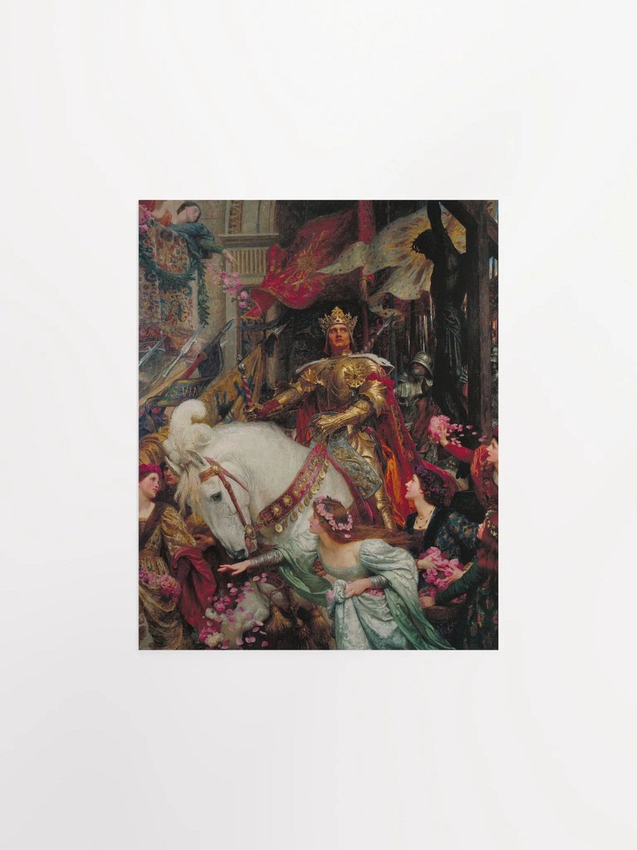 The Two Crowns by Francis Dicksee Print product image (1)
