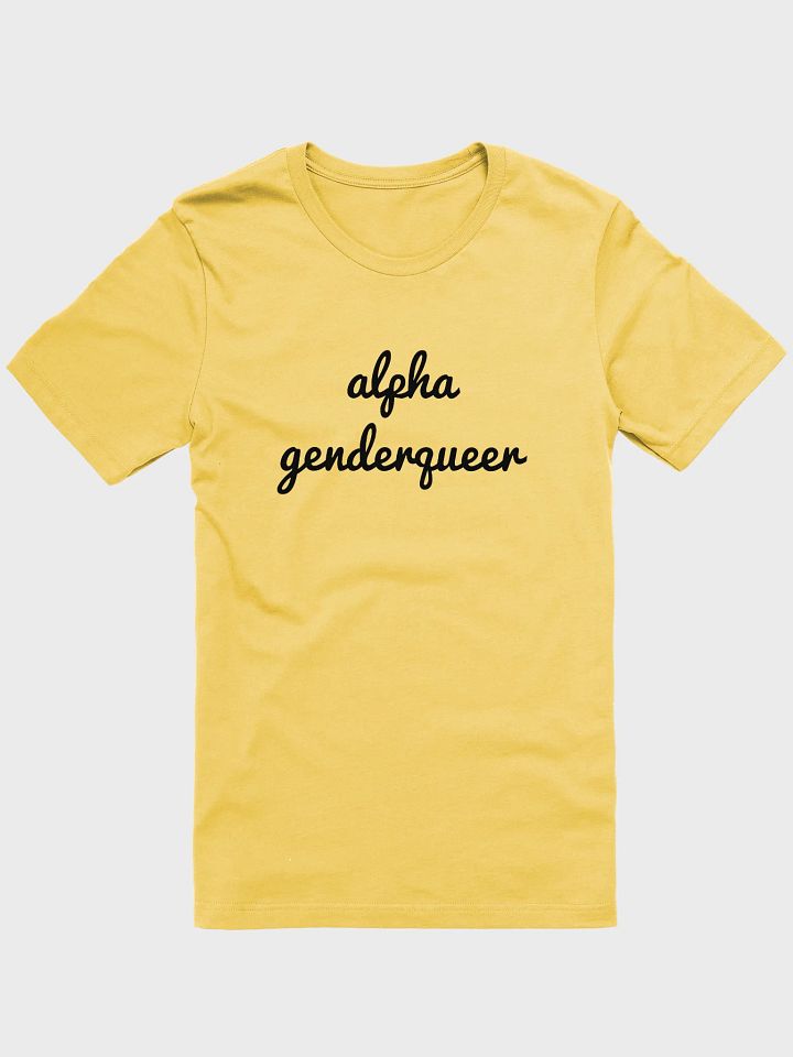 alpha genderqueer t-shirt product image (1)