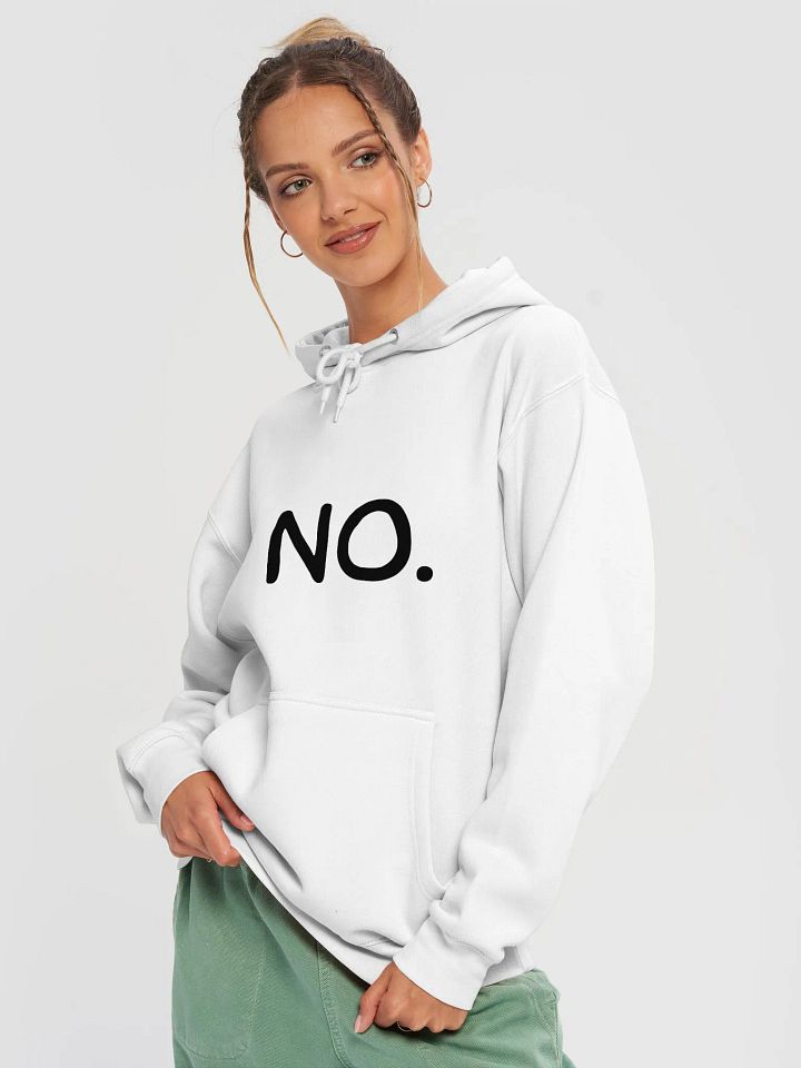"No" Hoodie product image (2)