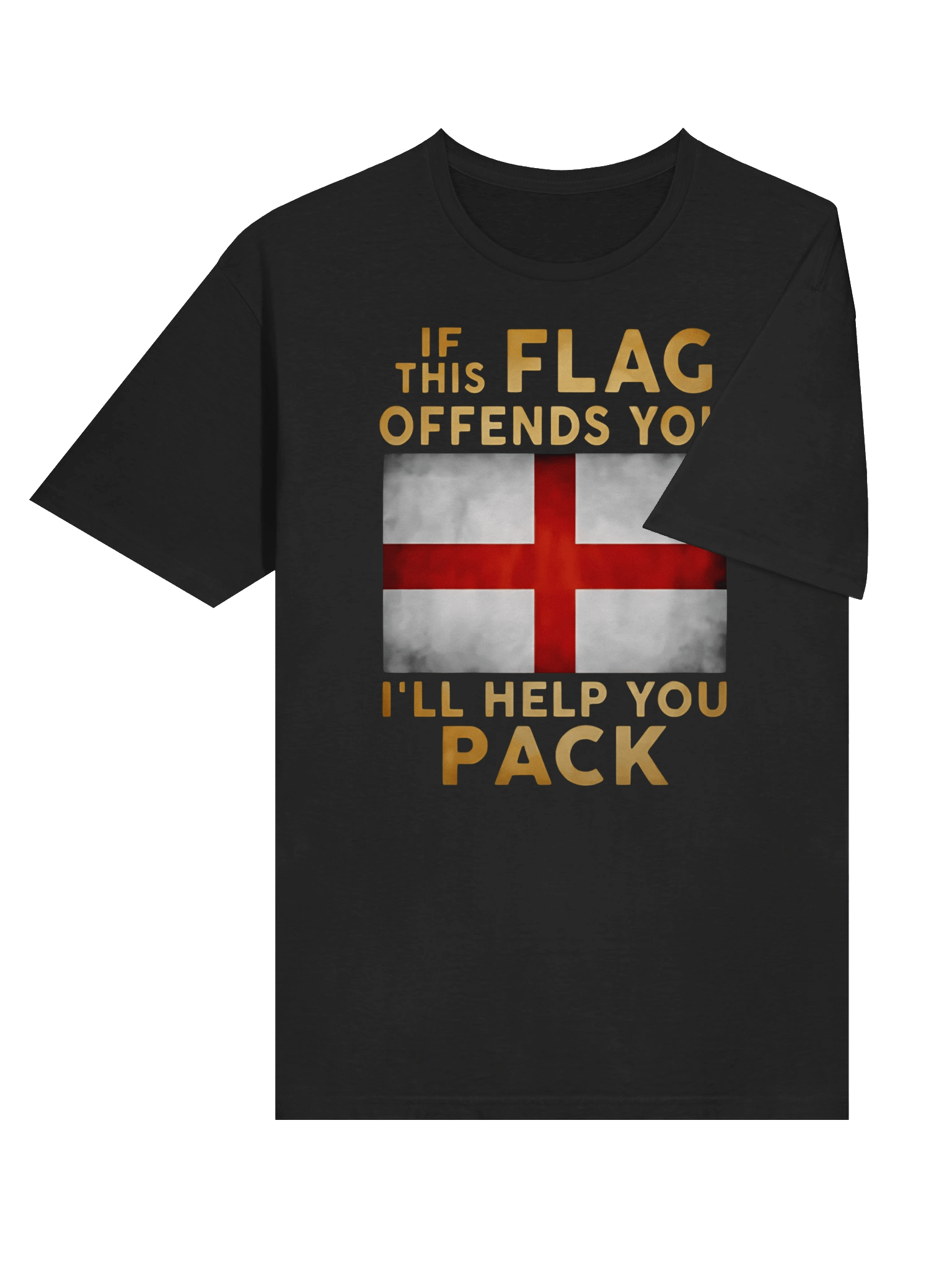 If This Flag Offends You Union Jack Britain Herren-T-Shirt product image (4)