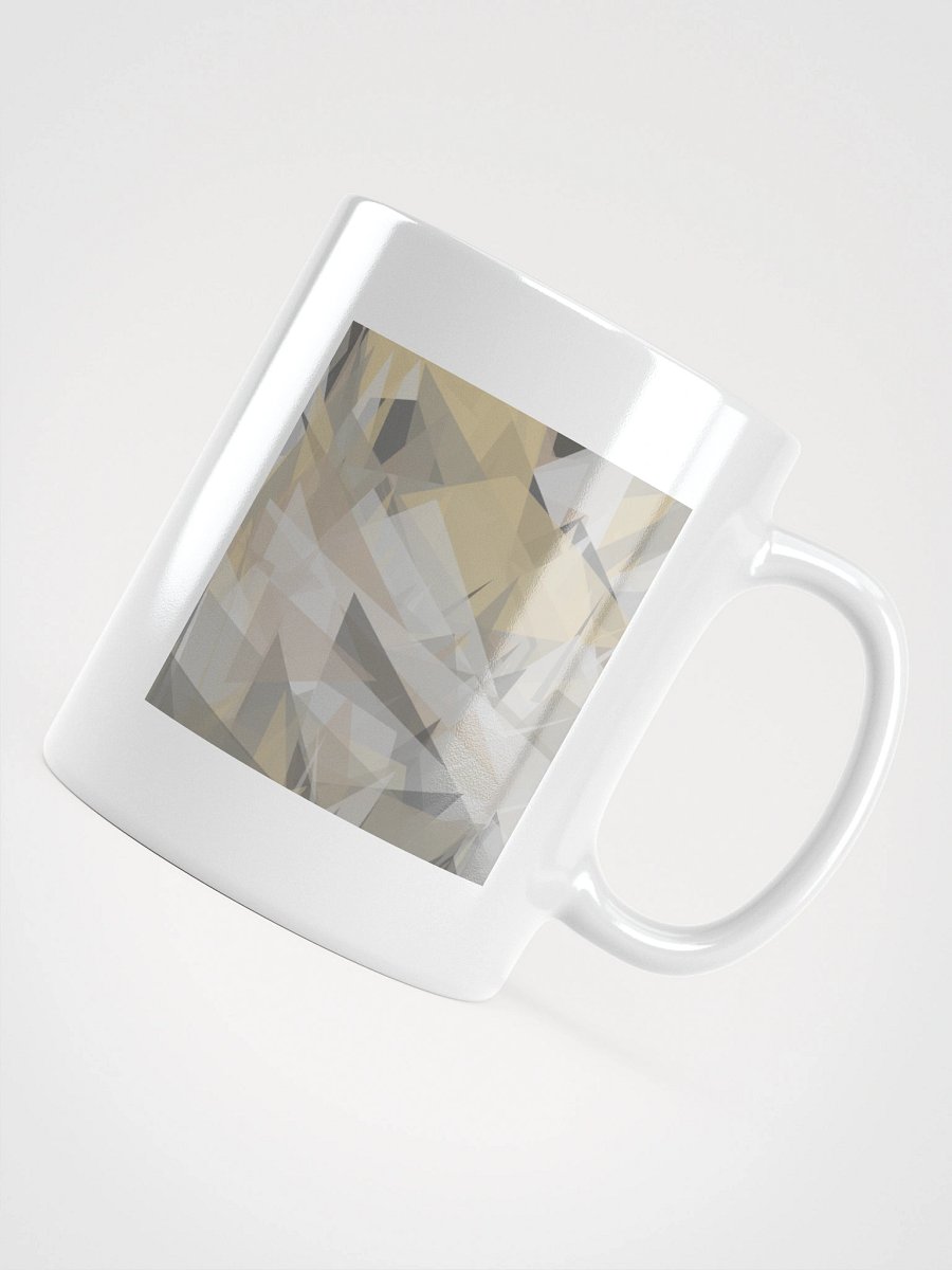 Geometric Fusion White Glossy Mug product image (4)