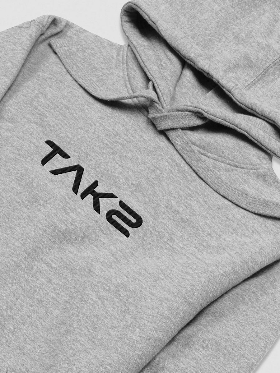 TAK2 Embroidered Logo Hoodie White/Grey product image (5)