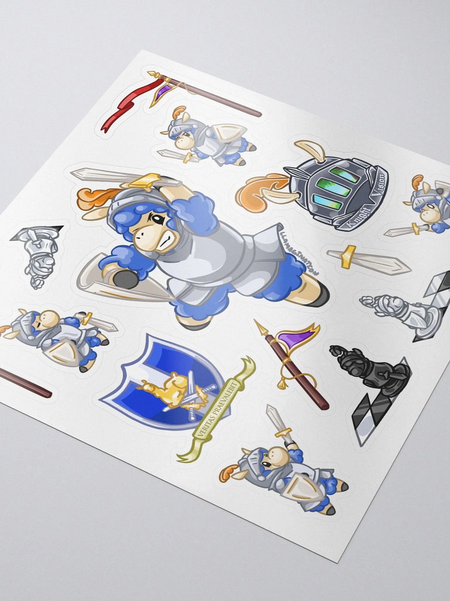 Llama Knight Sticker Set product image (3)