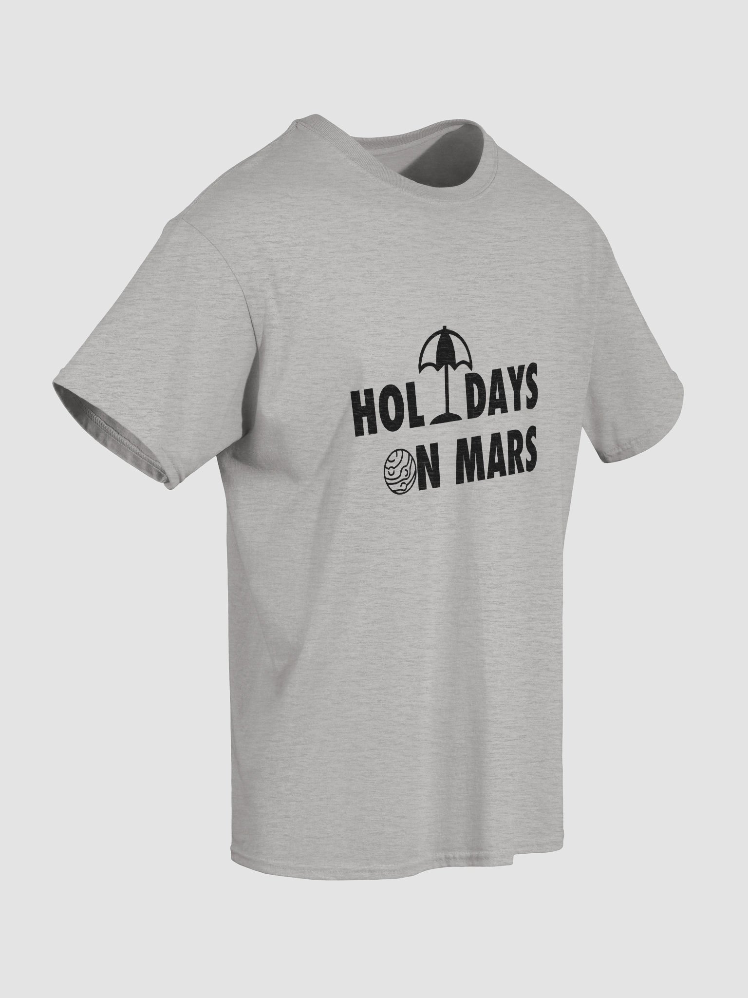 Holidays On Mars | Logo Black T-shirt product image (4)