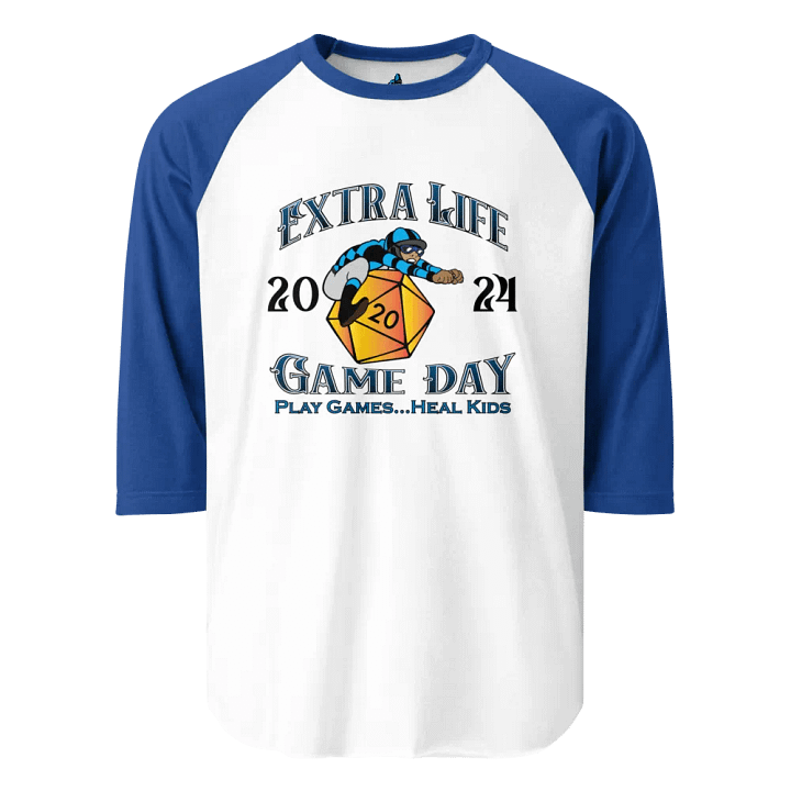 Extra Life Game Day 2024 Raglan Tee product image (1)