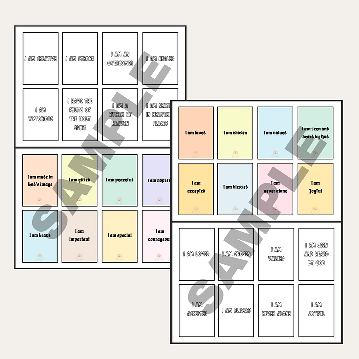 Biblical Affirmation Cards product image (1)