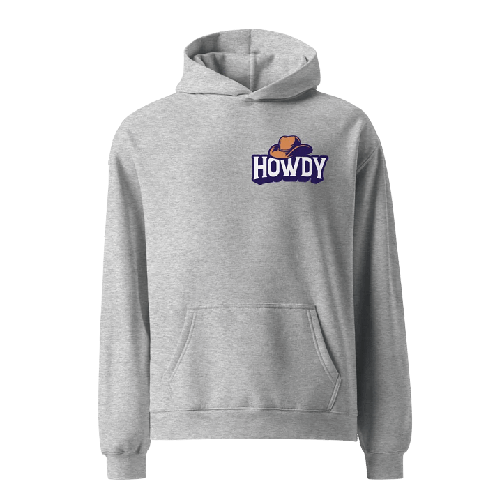 howdy hoodie grey product image (1)