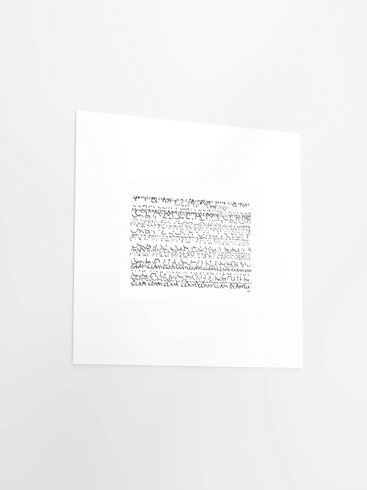 Clam panel card print product image (3)