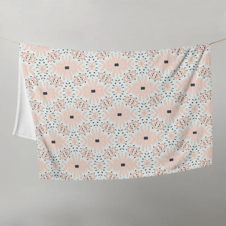 Pink Floral Blanket product image (1)